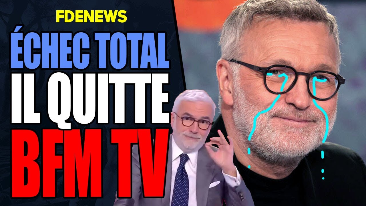 LAURENT RUQUIER ASSUME SON BIDE ET QUITTE BFMTV